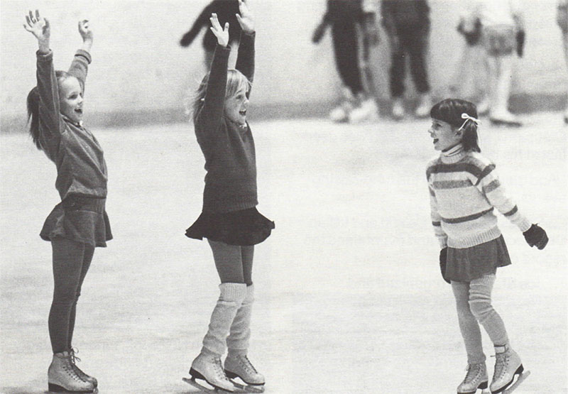 Young figure skaters
